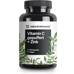 Produktbild für Vitamin-C natural-elements gepuffert, 120 Kapseln