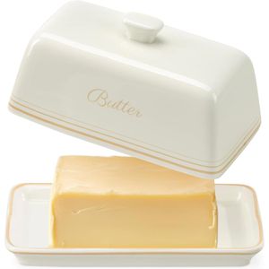 Butterdose Navaris 6028101.01, aus Keramik