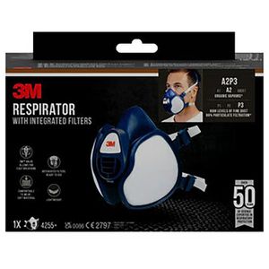 Produktbild für Atemschutzmaske 3M Halbmaske 4255+
