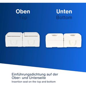 Produktbild für Steckdose REV-Ritter AquaForm, IP44, Aufputz