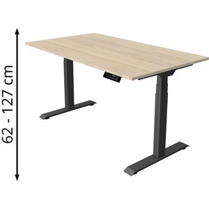 Produktbild für Schreibtisch Kerkmann Move 1 stable, ahorn / anthrazit