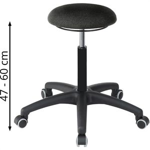 Produktbild für Drehhocker meychair A1S-TR-ST