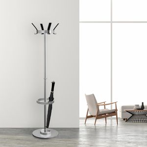 Produktbild für Garderobenständer Kerkmann New Public 6284, silber