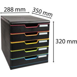 Produktbild für Schubladenbox Exacompta 301914D, Modulo, A4