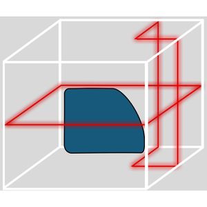 Produktbild für Kreuzlinienlaser Stabila 18702, LAX 400, 1 x 360°