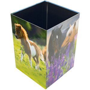 Produktbild für Papierkorb Herma 19741, Pferde