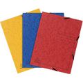 Eckspanner Exacompta 55432E, A4, farbig sortiert 355g/m² Karton, 3 Einschlagklappen, 3 Stück