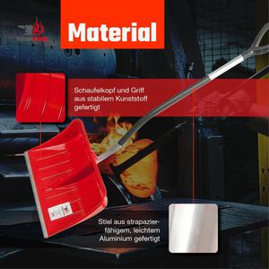 Produktbild für Schneeschieber SHW 54825, mit D-Griff