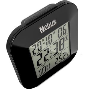 Produktbild für Wecker Mebus 51510, schwarz, digital