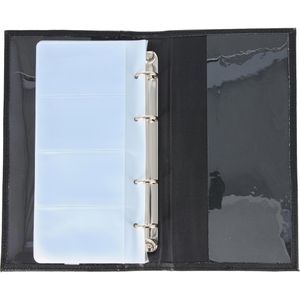 Produktbild für Visitenkartenmappe Alassio 41008, schwarz, A5