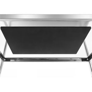 Produktbild für Servierwagen Royal-Catering RCSW-5.1 silber, aus Edelstahl