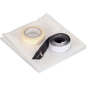 Staubschutztür Wolfcraft 4005000 aus Folie, Set