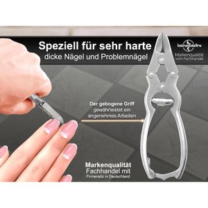 Produktbild für Nagelzange InstrumenteNRW NZ-CK-198, Profi, aus Edelstahl