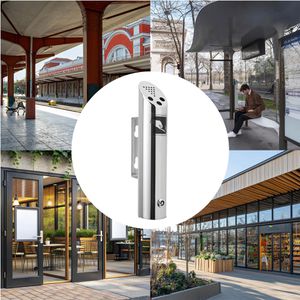 Produktbild für Aschenbecher Böttcher-AG Melbourne, silber, für Outdoor