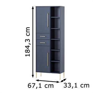 Produktbild für Badschrank Schildmeyer Kent 701827, mit 4 Füßen, nachtblau