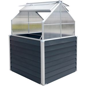 Produktbild für Hochbeet Westmann Store &amp; Grow, Stahl &amp; Kunststoff