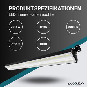 Produktbild für LED-Hallenstrahler Luxula LX500123, 24.000 Lumen
