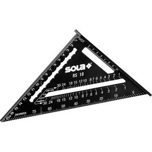 Winkeldreieck SOLA 56160101, RS 18, aus Aluminium
