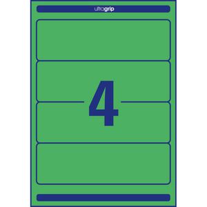 Rückenschilder Zweckform L4768-100, grün