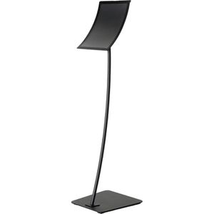 Produktbild für Infoständer Update-Displays Arc aus Stahl, schwarz, A3