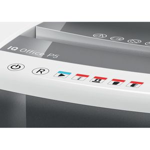 Produktbild für Aktenvernichter Leitz 8002 IQ Office P5, weiß