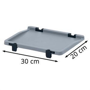 Produktbild für Eurobox-Deckel AUER SD 32, grau