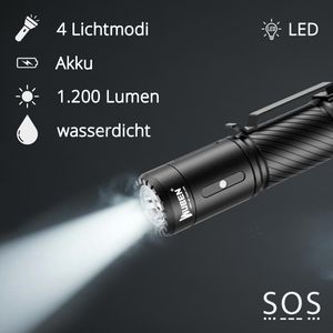 Produktbild für Taschenlampe Wuben C3, LED, aufladbar