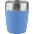 Isolierbecher Emsa Travel Cup 514515, 200 ml Edelstahl doppelwandig, wasserblau