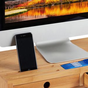 Produktbild für Monitorständer Relaxdays 10025701, Bambus