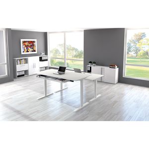 Produktbild für Schreibtisch Kerkmann Move 3, graphit / weiß