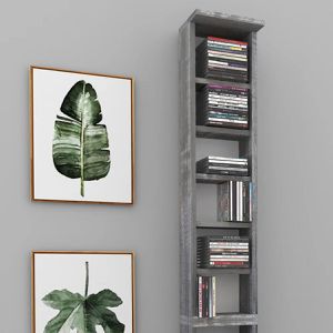 Produktbild für CD-Regal Vicco Jukebox, beton grau