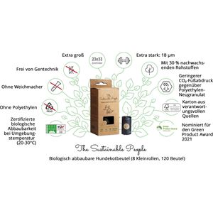 Produktbild für Hundekotbeutel TSP 2060, biologisch abbaubar