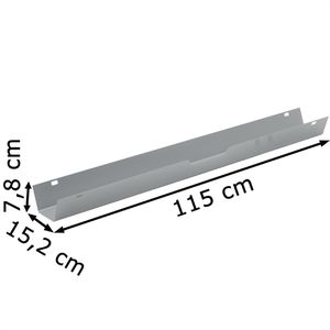 Produktbild für Kabelwanne PJ-Production GAIA FIX, silber