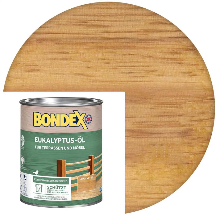 Bondex Holzl Eukalyptus-l, 0,75l, auen, seidenmatt, naturgetnt   Bttcher AG