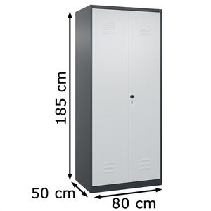 Produktbild für Mehrzweckschrank CP-Möbel Classic Plus, abschließbar, grau