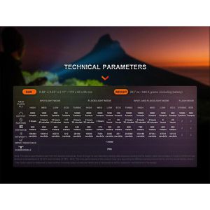 Produktbild für Taschenlampe Fenix LR40R V2.0, LED, aufladbar