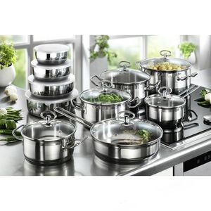 Produktbild für Topfset Karcher Jasmin 121008, Edelstahl