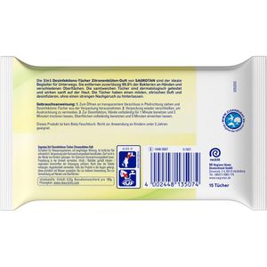 Produktbild für Desinfektionstücher Sagrotan 2in1 Zitronenblüten