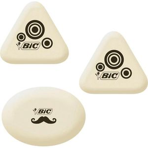 Produktbild für Radiergummi Bic Mini Fun 927870, PVC-FREE, weiß