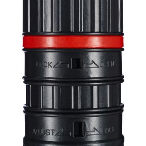 Produktbild für Zeichenrollenköcher Relaxdays mit Tragegurt, schwarz/rot
