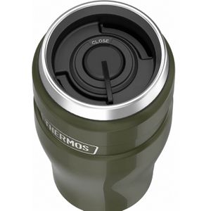 Produktbild für Thermobecher Thermos Stainless King Mug green mat, grün