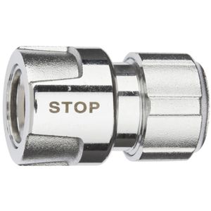 Produktbild für Schlauchverbinder GEKA plus Stecksystem, 46.0841.9, Wasserstop