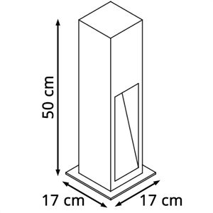 Produktbild für Wegeleuchte SLV Arrock Stone 60, grau, mit 230 V Netzstrom
