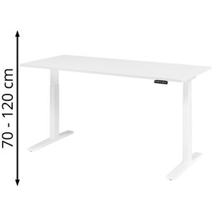 Schreibtisch Hammerbacher XMKA 19, weiß / weiß