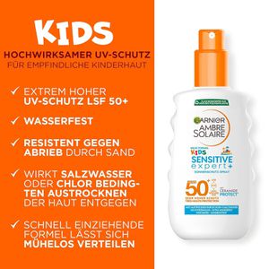 Produktbild für Sonnencreme Garnier Ambre Solaire Kids Sensitive