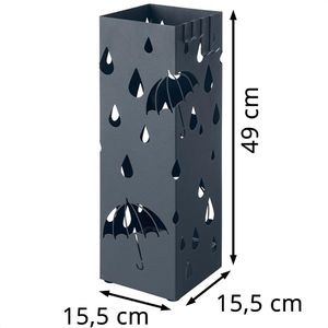 Produktbild für Schirmständer Songmics LUC049G01, anthrazit