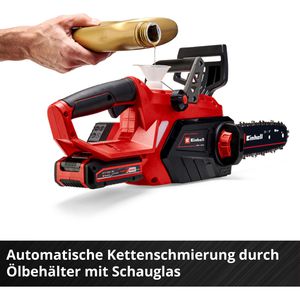 Produktbild für Kettensäge Einhell GE-LC 18/25 Li-Solo, Akku