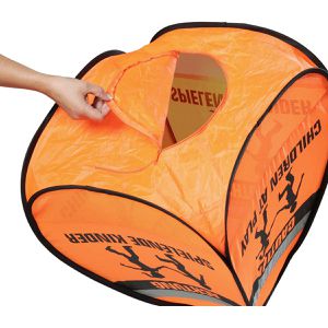 Produktbild für Warnaufsteller reer 3D Straßenwarnschild, orange