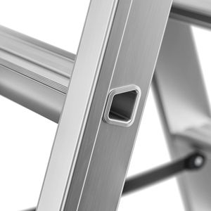 Produktbild für Stehleiter Hailo Master D100, 10000108, beidseitig begehbar