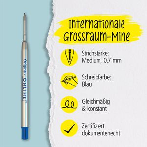 Produktbild für Kugelschreiberminen Online 40005/3, mittel